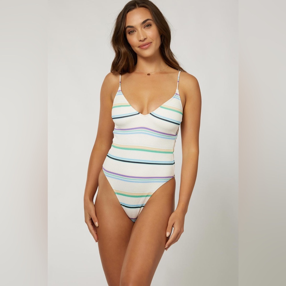 O'Neill Lowtide Porto One Piece in Vanilla NWT Large